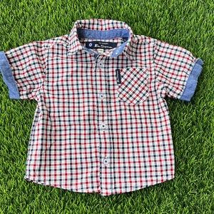 Ben Sherman Boys’ Shirt – Casual Short Sleeve Button Down Collared Shirt 12M